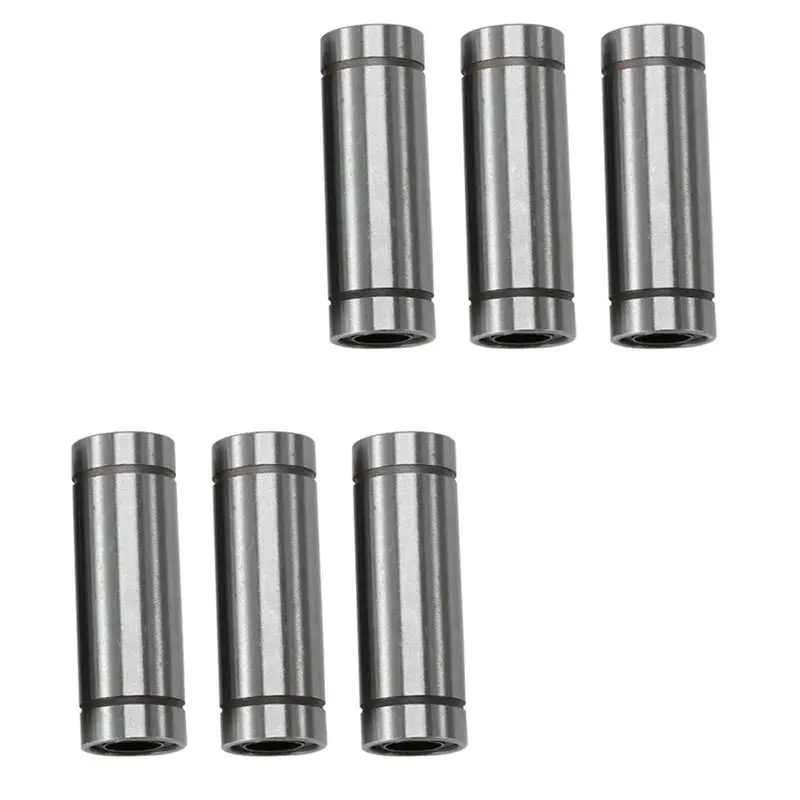 YANA50I LM8LUU Long Lasting Linear Motion Ball Bearings - Set Of 6 For 8Mm