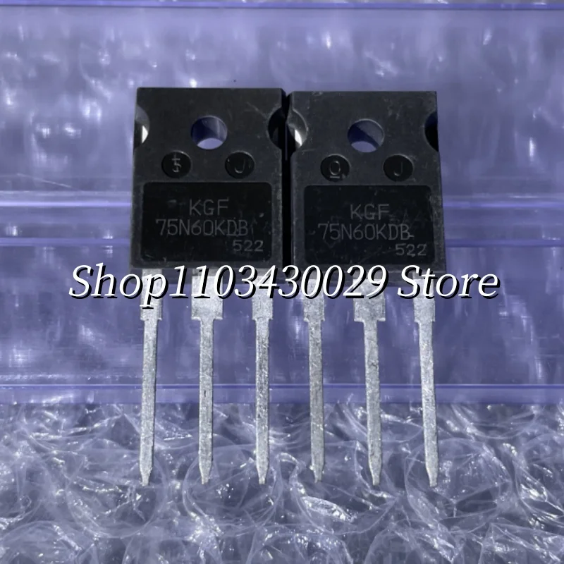 

10Pcs New Original KGF75N60KDB 75N60KDB TO-247 75A 600V IGBT Power Tube