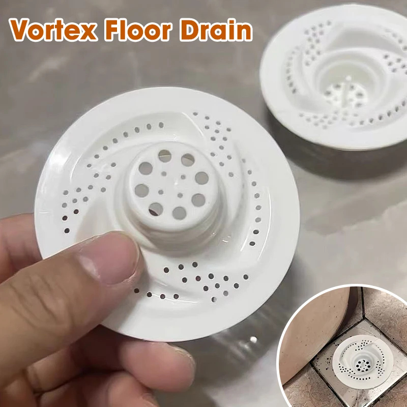 

Новый бытовой вихревой сливной фильтр для пола, сетчатый дизайн, антизасоряющийся фильтр, инструмент для бытовой чистки ванной комнаты