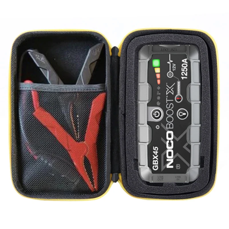 Najnowszy twardy futerał podróżny z pianki EVA do przechowywania akumulatora NOCO Boost X GBX45 1250A 12V UltraSafe Lithium Jump Starter — zdjęcie produktu 2