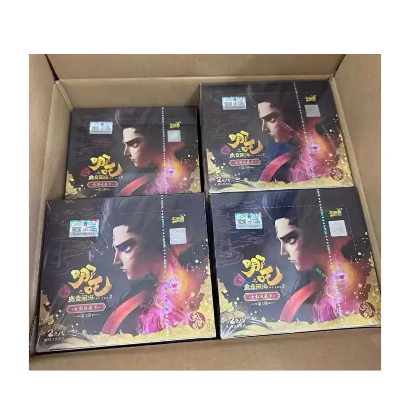 KAYOU Ne Zha 2 The Demon Childs NaoHai Series 3 Ling Yan Pack Nezha Aobing Movie Genuine Collection Card Anime Birthday Present