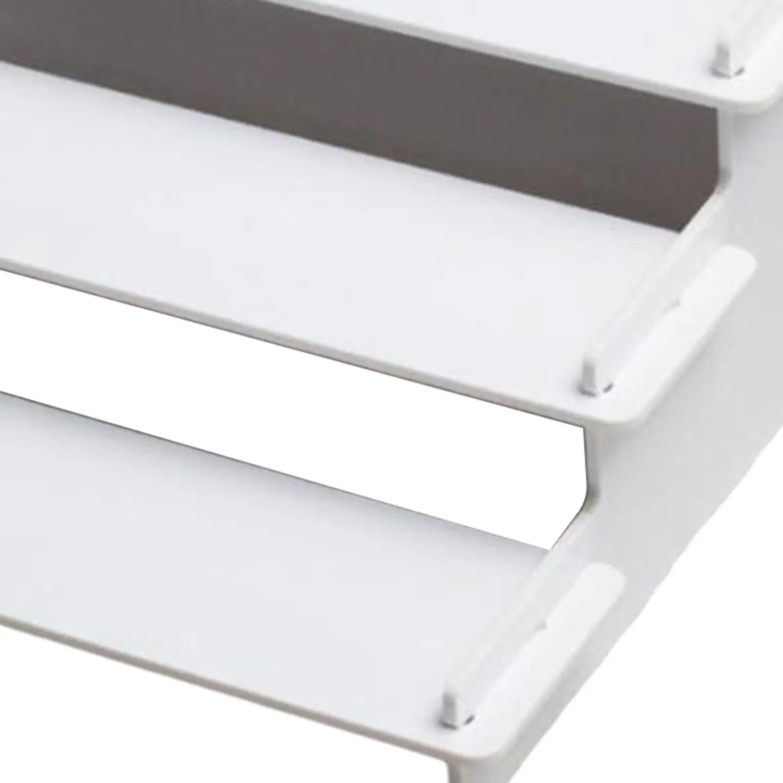 Multi Layer Acrylic Display Rack Ladder Shelf Stand for Home Kitchen Bathroom Organizing Perfume Glasses Toy Collection