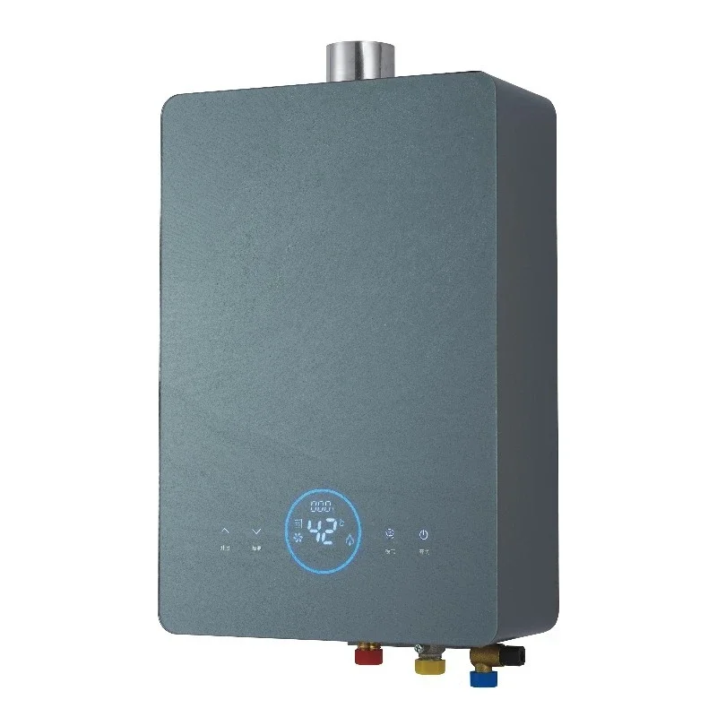 Intelligent full water heater zero pressure boiler liquefied petroleum gas propane tankless instant heating household copper