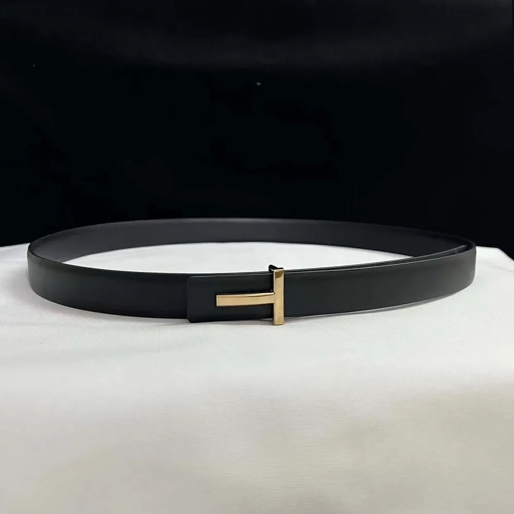 Thin 25mm Women belt Waistband Genuine Leather Cowskin Golden Buckle ladies Belt for Pants Jeans Dress Famous Brand Belt