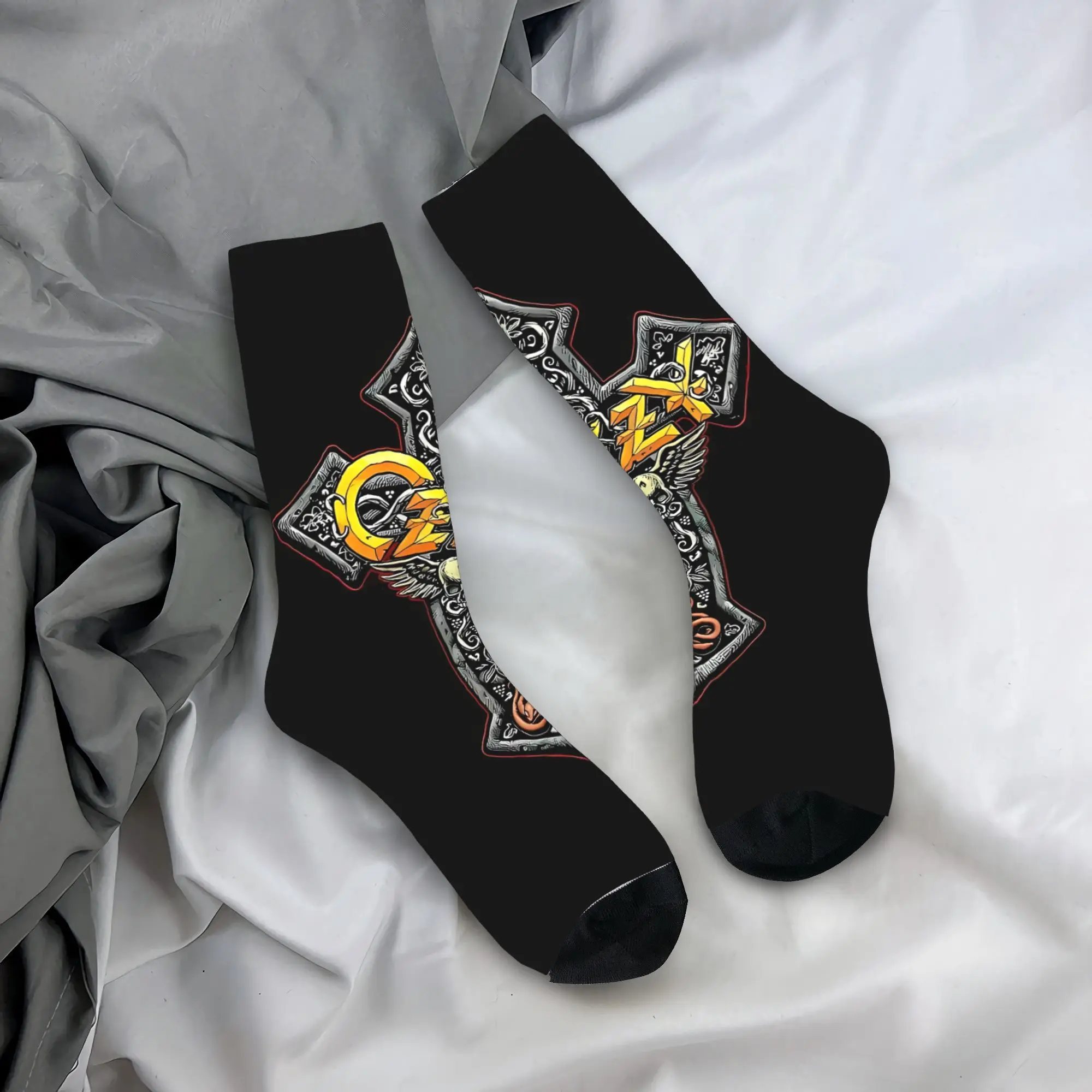 

Мужские носки рок-группы Ozzy Osbourne, чулки с 3d принтом, осенние повседневные мягкие носки, уличные антибактериальные носки на заказ