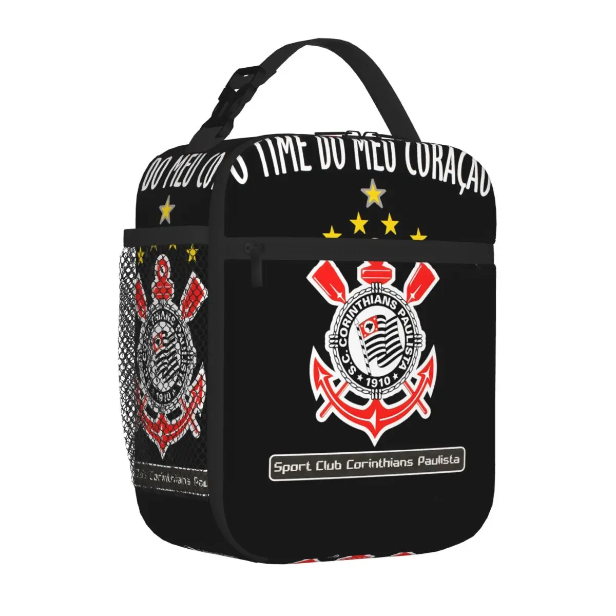 Bestselling Corinthians Paulista Clothing Luxurious Anime Luxury Lunch Carrier Classroom Meal Shoulder Lunch Bag