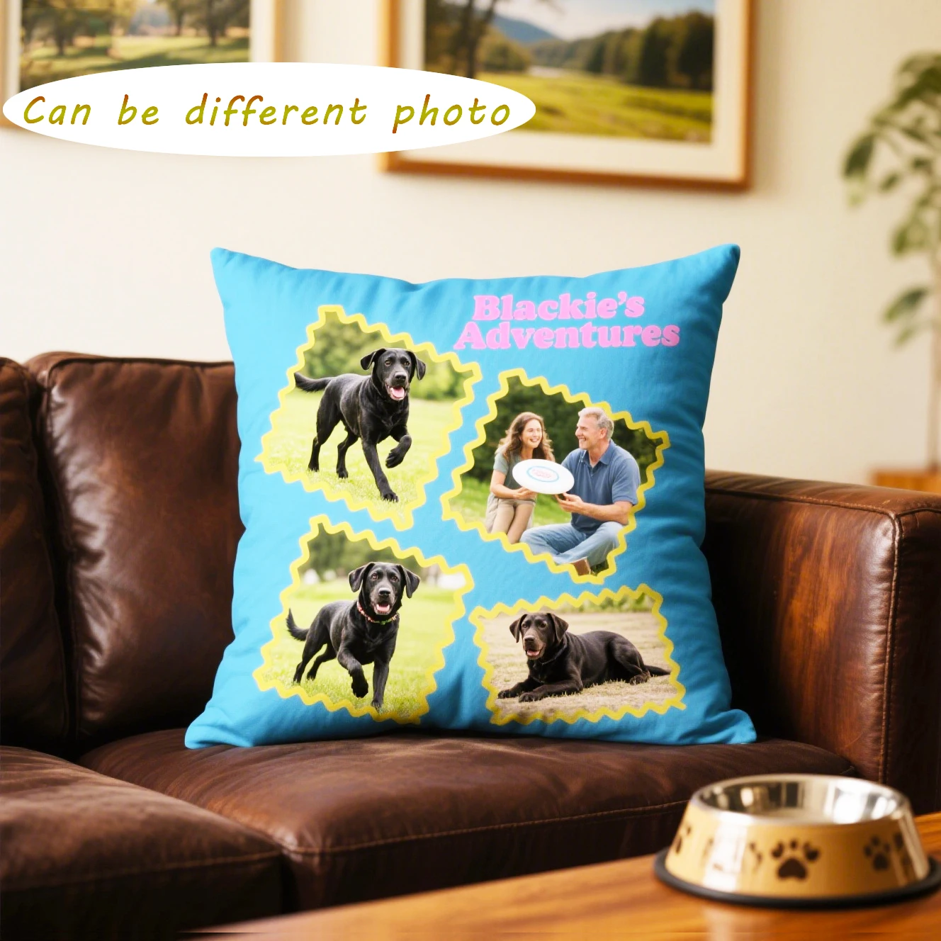 

Custom Pet Pillow with Pet Portrait Double Sided Print Personalized Throw Pillow For Pet Lovers Unique Perfect Gift Decor