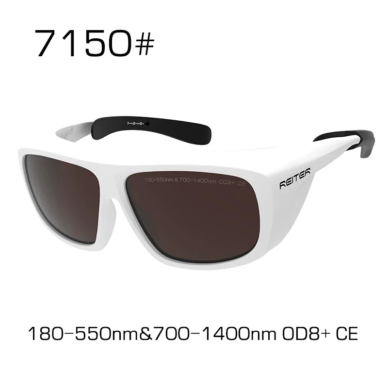 Professional laser protective glasses 180-550nm&700-1400nm OD8 level protection performance is safe and reliable