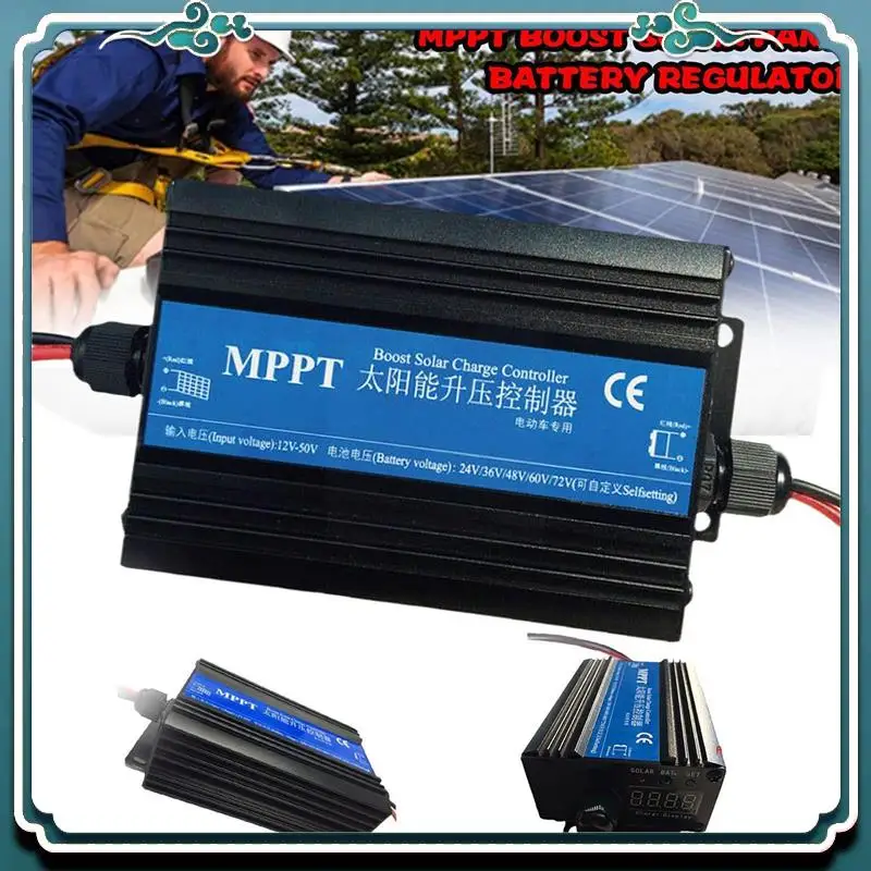 

Premium MPPT Boost Solar Charge Controller Charger 300W Car Battery Charging Voltage Regulator Charger Regulator 24/36/48/60/72V
