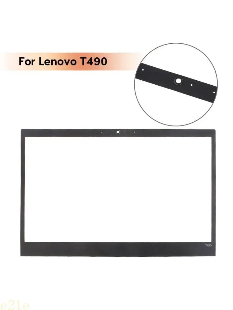 

E21E Laptop LCD Bezel Frame Sticker Replacement for ThinkPad T490 LCD Bezel Cover