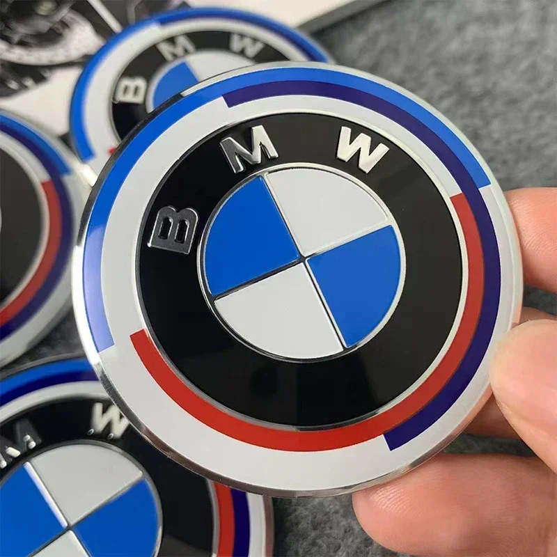 4Pcs 56mm Car Wheel Hub Center Caps Sticker Rim Cover Badge Emblem For BMW M M3 M5 X1 X3 X5 X6 E90 E91 E92 E93 F10 F30 E60 F13