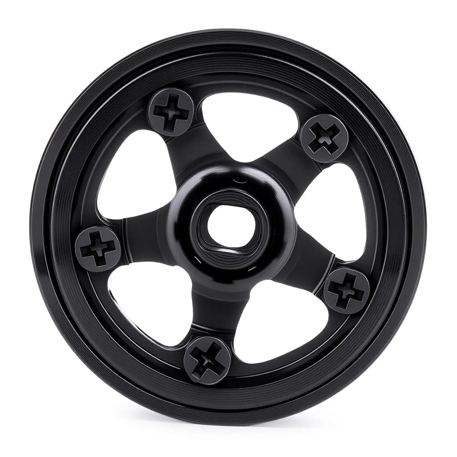 

4Pcs 0.7" Wheel Replacement Assembly Upgrade Part Modification RC Wheel Hubs Aluminum Alloy for 1/30 RC SCX30 Truck