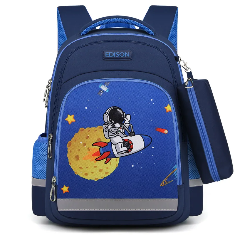 

2024 New 3D Children's Backpack Waterproof Cartoon Boys' Backpack Multi Layer Reflective Space Children's Backpack