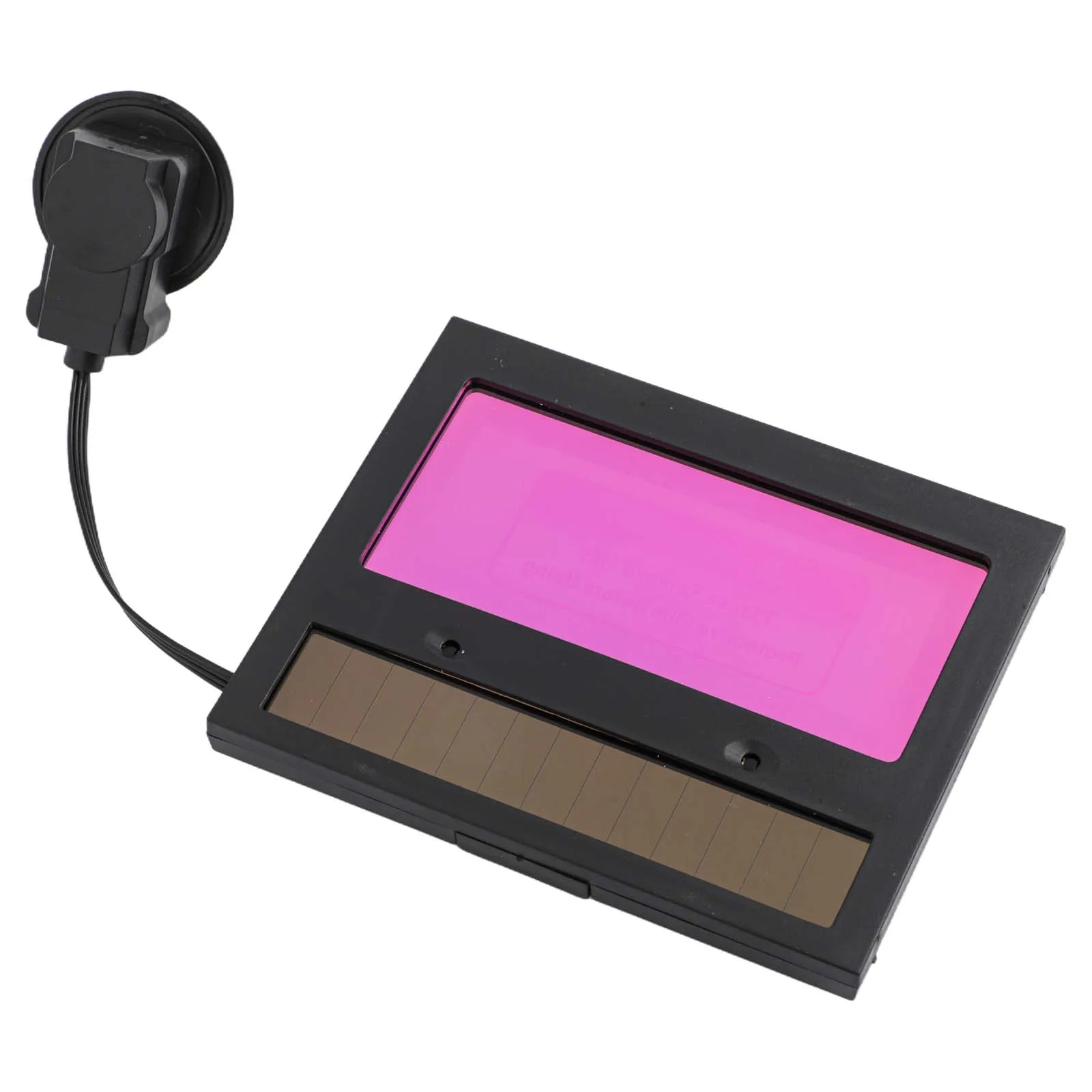 Solar Auto Welding Lens Welding Lens PP Usable Viewing Area 92.5x42.5mm Welding Machine Tool Externally Controlled