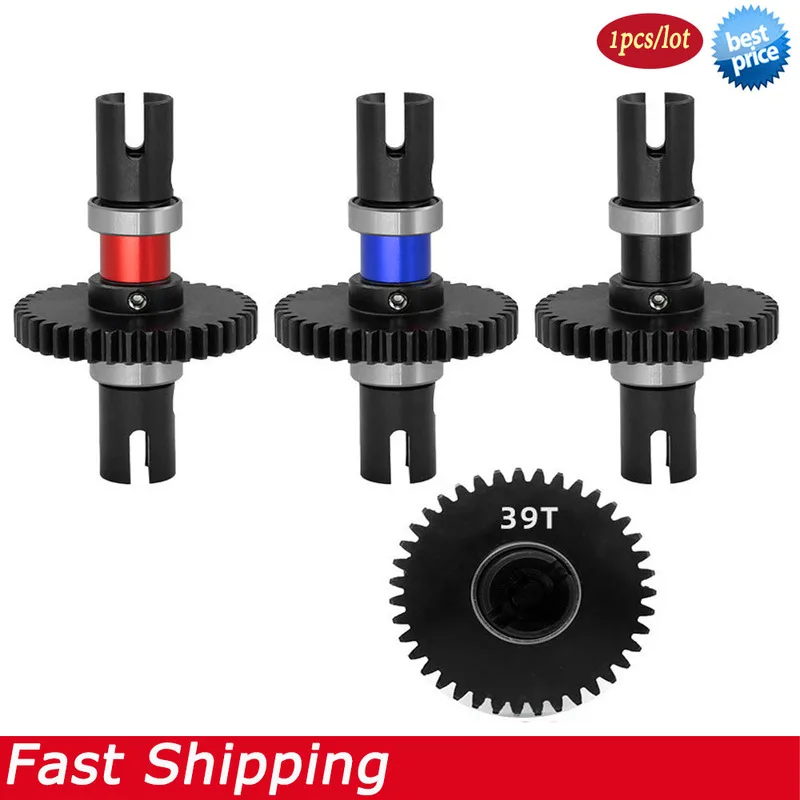 RC Car Medium Differential Straight Shaft Assembly Kit 39T for 1/7 ARRMA 6S INFRACTION TYPHON Upgrade Parts