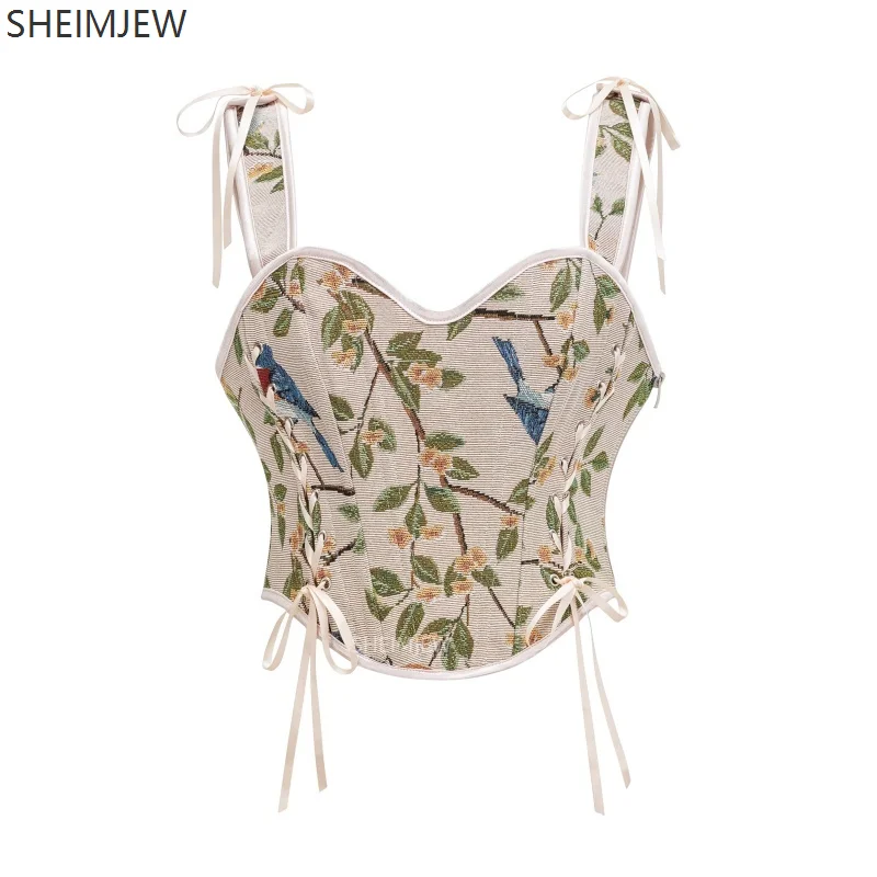 

Off-shoulder Fashion Sexy Strappy Corset Short Spring Role Play Top Vest Women's Underwear Corset Slim Fit Women's Party Shaper