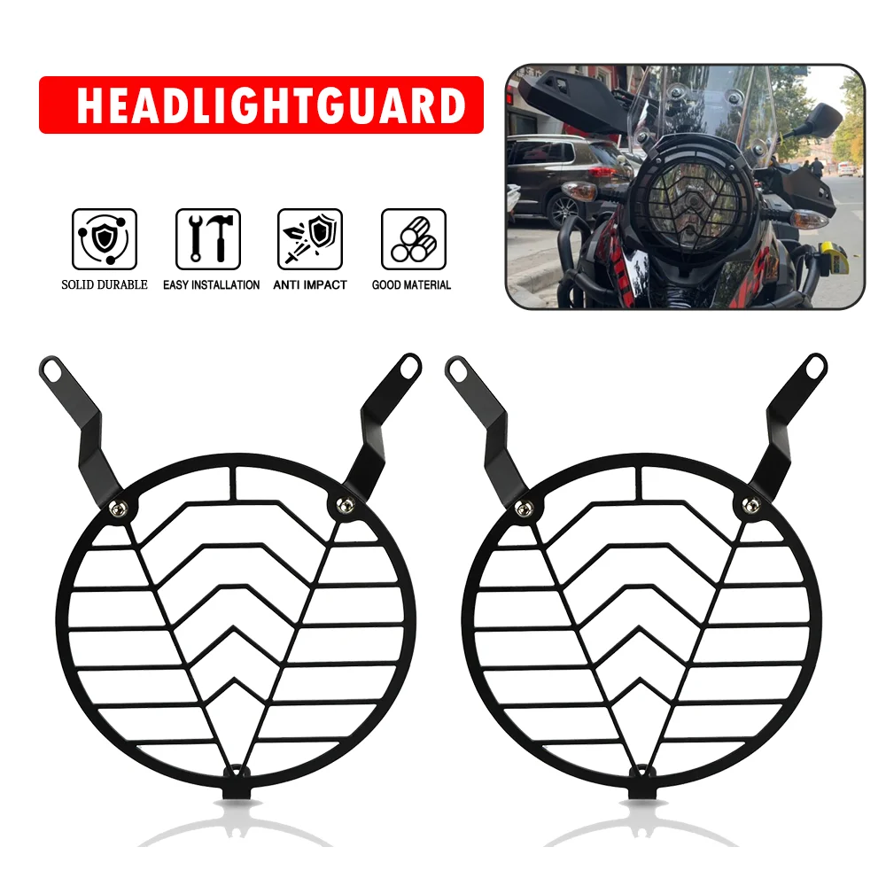 

For SUZUKI V-strom250 Vstrom Headlight Grill Protection Head Light Cover HeadLamp Grille Mesh Guard Covers V-strom DL250 DL 250