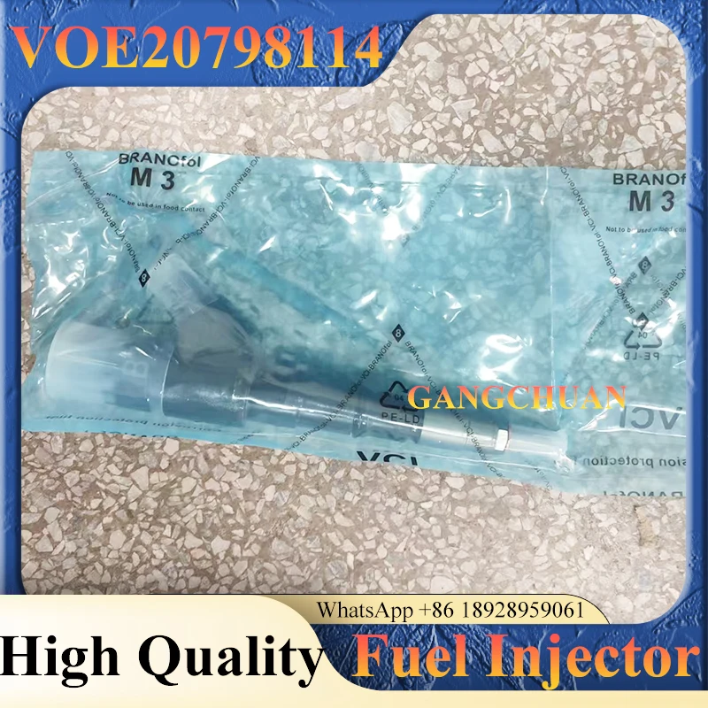High Quality D5E Fuel Injector VOE20798114 for EC290B/EC240B/EC210D Excavator Parts 20798114 Injector Nozzle
