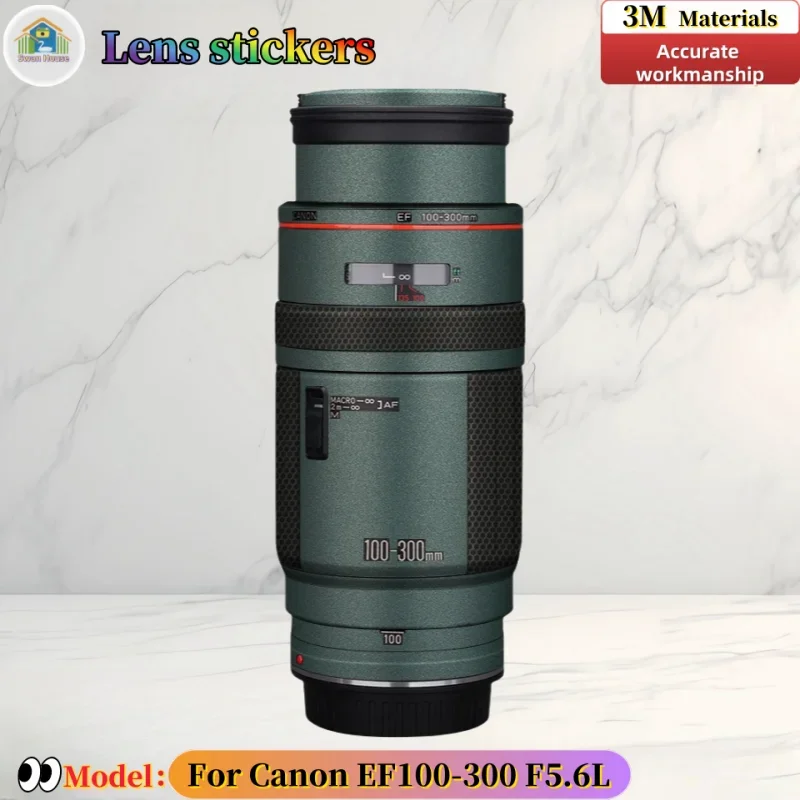 EF100300 For Canon EF100-300 F5.6L Camera lens sticker, DIY skin, Precision tailoring wear-resistant protective film