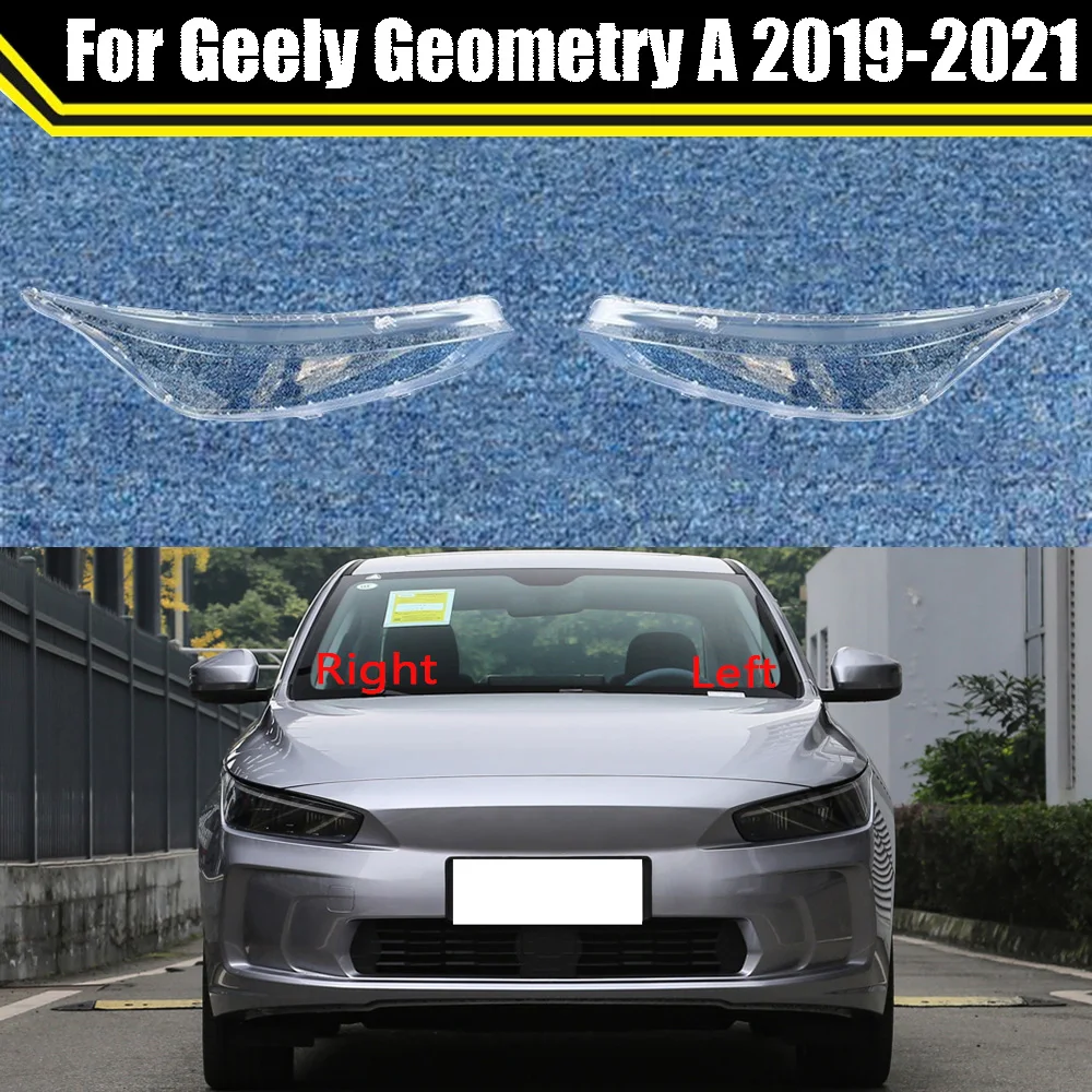 

Car Front Headlamp Head Lamp Light Lampshade Lampcover Auto Glass Lens Shell For Geely Geometry A 2019 2020 2021 Headlight Cover