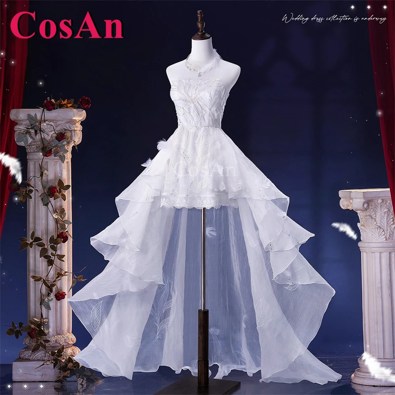 

CosAn Game Love And Deepspace Sylus костюмы для косплея темное и легкое элегантное свадебное платье Хэллоуин вечерние одежда для ролевых игр