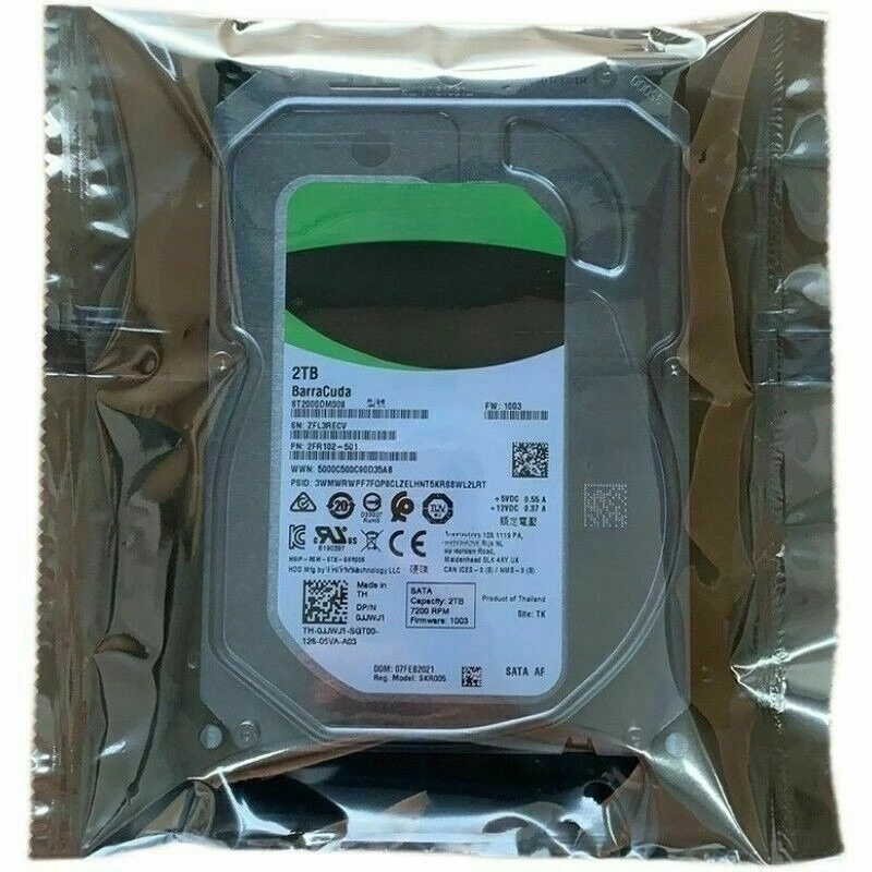 New ST2000DM008  Barracuda 2TB 256 MB Cache SATA 3.5