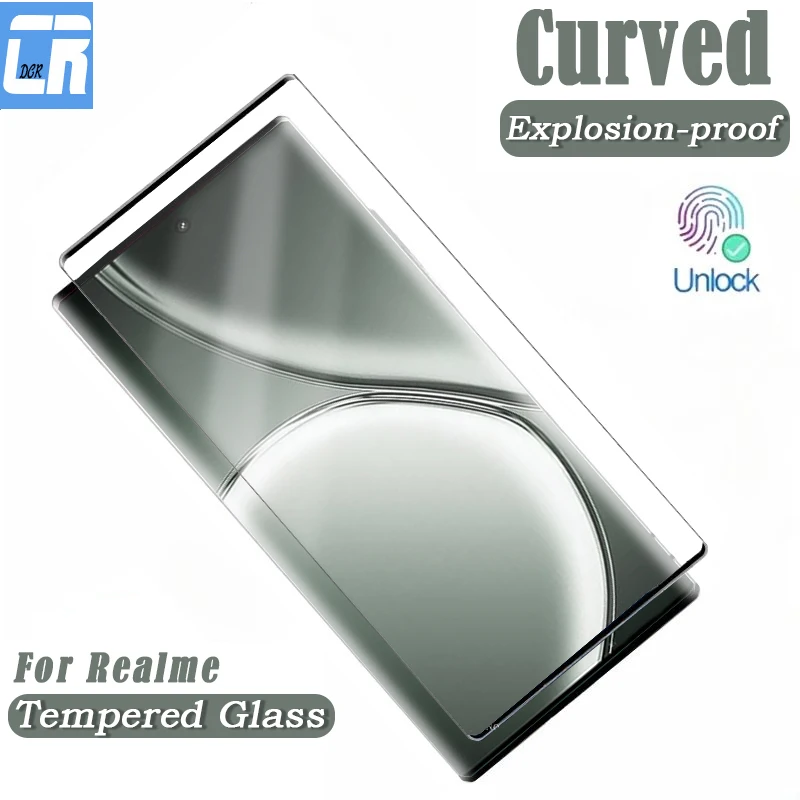 

3D Curved Full Glue Unlock Screen Protectors For Realme GT 6 6T GT5 Pro Tempered Glass for Realme GT Neo 6 SE X7 Pro Ultra Film