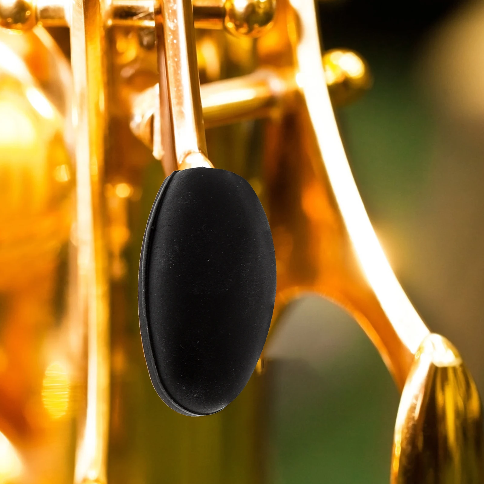 

3pcs Saxophone Rubber Side Key Pads Protective Covers For Palm Button Durable Comfortable Replacement Cushions Black