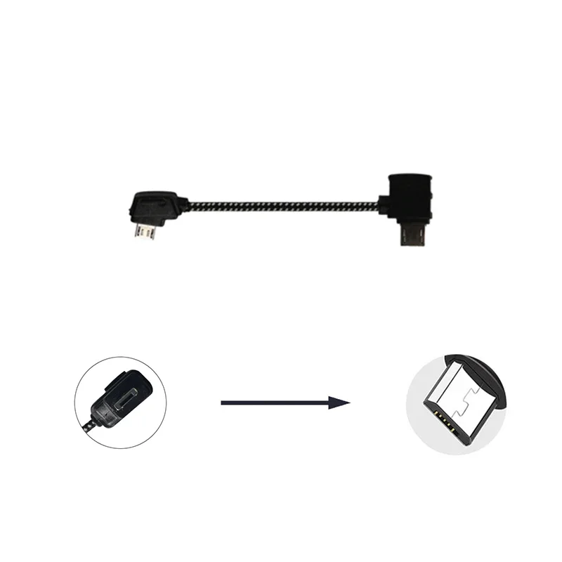 Cable de datos OTG para DJI Mavic Pro/Air/Mavic 2 Zoom PRO/Mavic Mini/Mini SE mando a distancia tableta teléfono accesorio RC