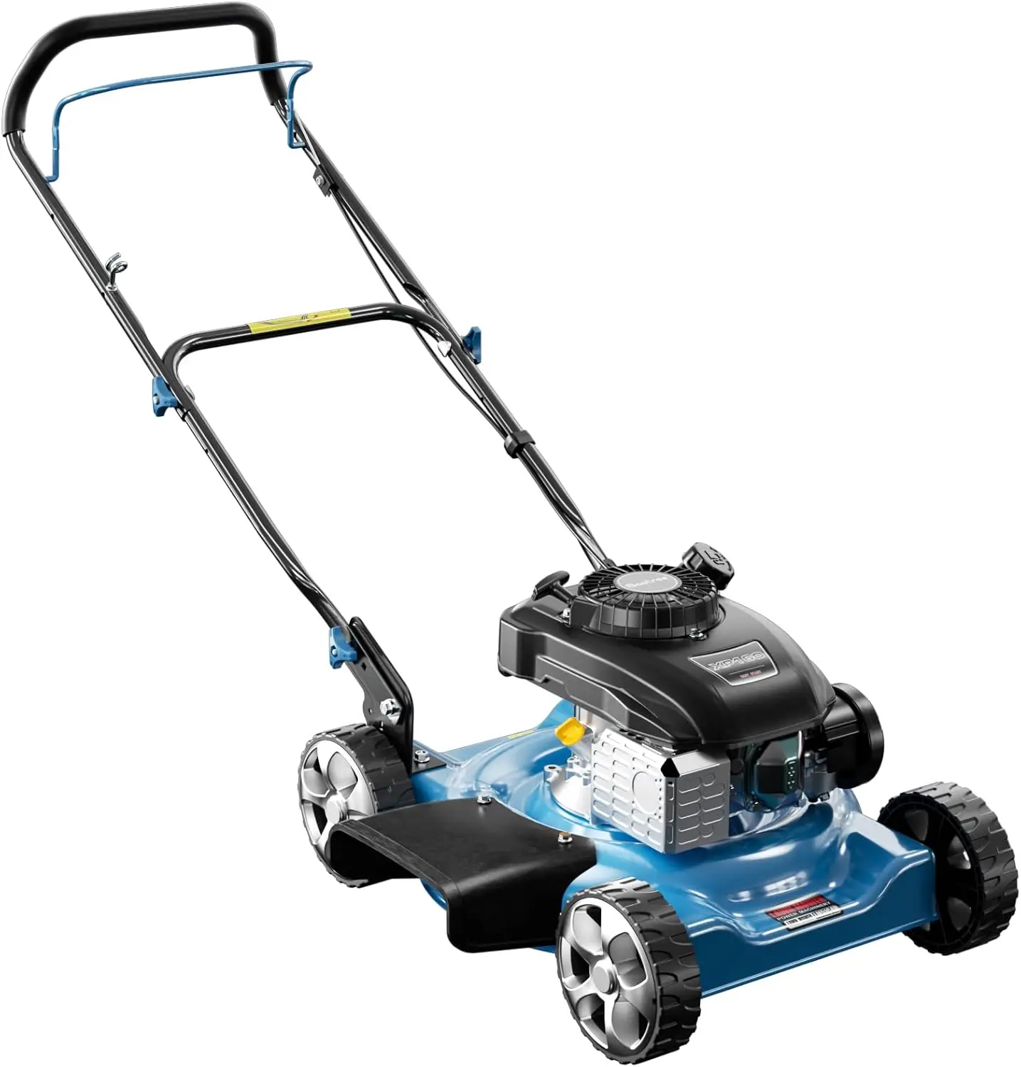 

Push Lawnmower, 20-Inch Cutting Deck, 144cc 4-Stroke Engine, 2-in-1 Function (Side Discharge/Mulching), Lightweight