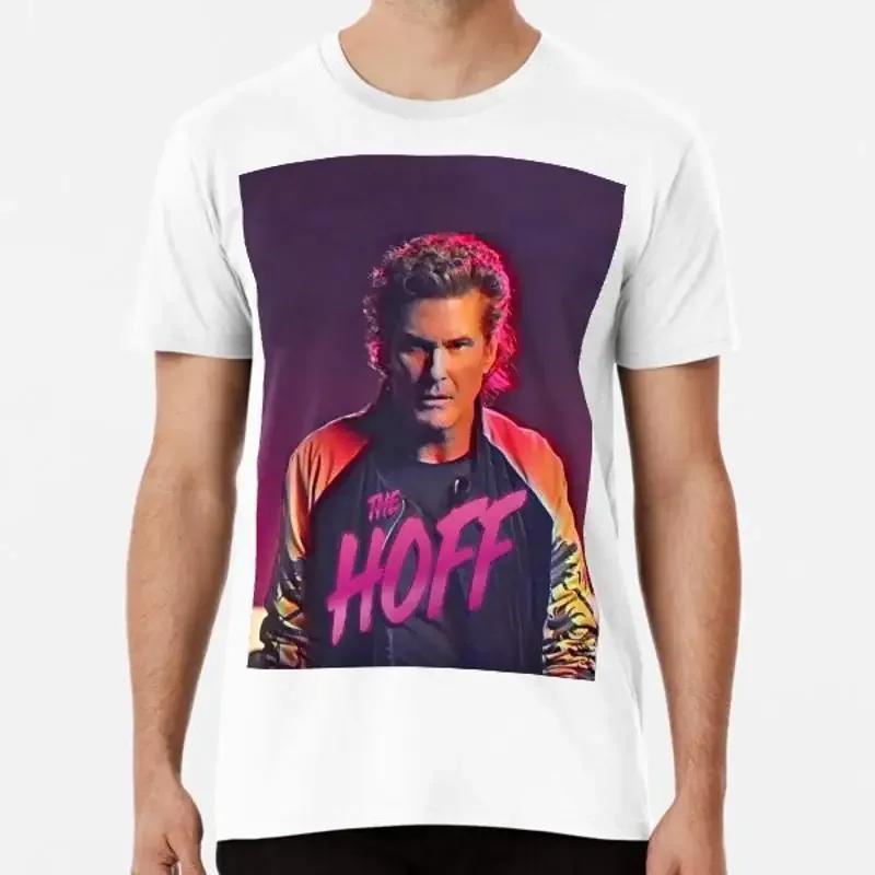 The Hoff David Hasselhoff Retro Allover Pa S to 5XL Made in AU USA T Shirt