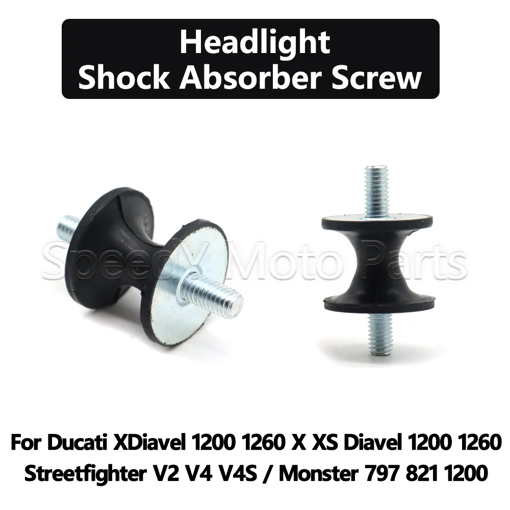 For Ducati XDiavel 1200 1260 X XS Diavel 1200 1260 Streetfighter V2 V4 V4S Monster 797 821 1200 Headlight Shock Absorber Screw