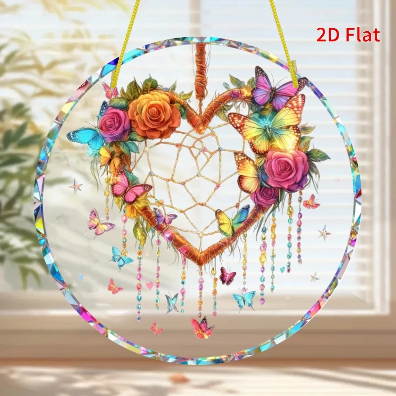2D Flat, 1pc Butterfly Suncatcher - 8