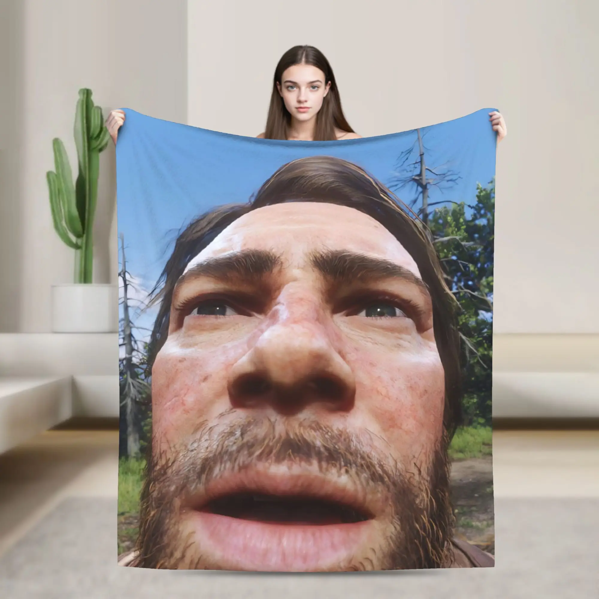 Arthur Morgan  Super Soft Blanket  Aesthetic Home Decor Flannel Bedspread Sofa Bed Cover