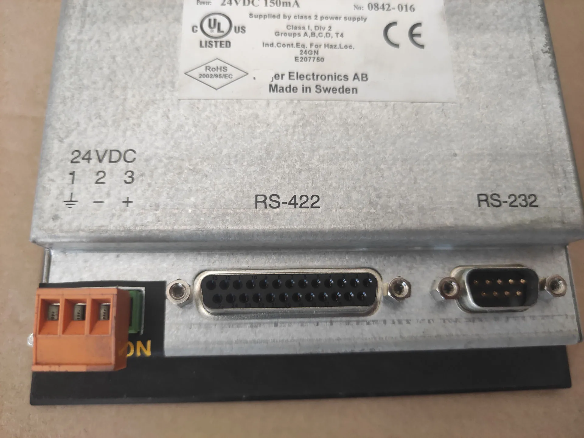 Panel táctil E200 02800F para Beijer E200 02800F