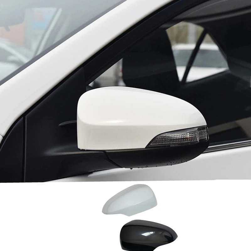 Car Black Or White Side Mirror Cover For Toyota Prius C Aqua Axio 2012-2018 Rearview Mirror Housing Automotive Accessories