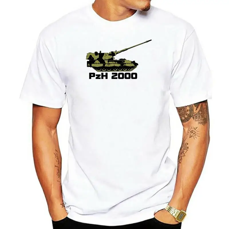 Hot Sell 2020 Fashion PzArt Btl Kp PzH 2000 Bundeswehr Panzerhaubize Panzer Artillerie - T Shirt O-Neck T Shirt