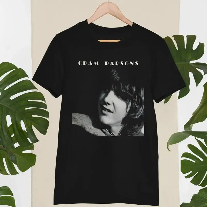 Gram Parsons face Men T shirt Black  All Sizes S 5Xl