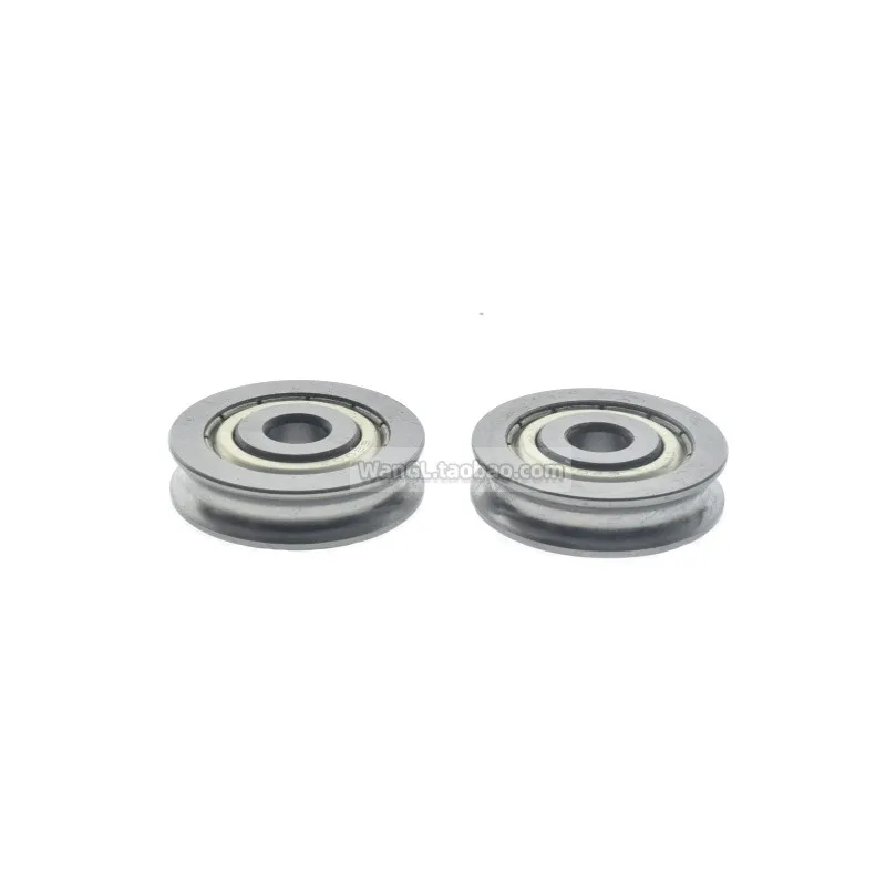 1Pc 8*35*9mm cuscinetto a forma di U materiale in acciaio cuscinetto foro interno 8/10 rullo cuscinetto a fune metallica