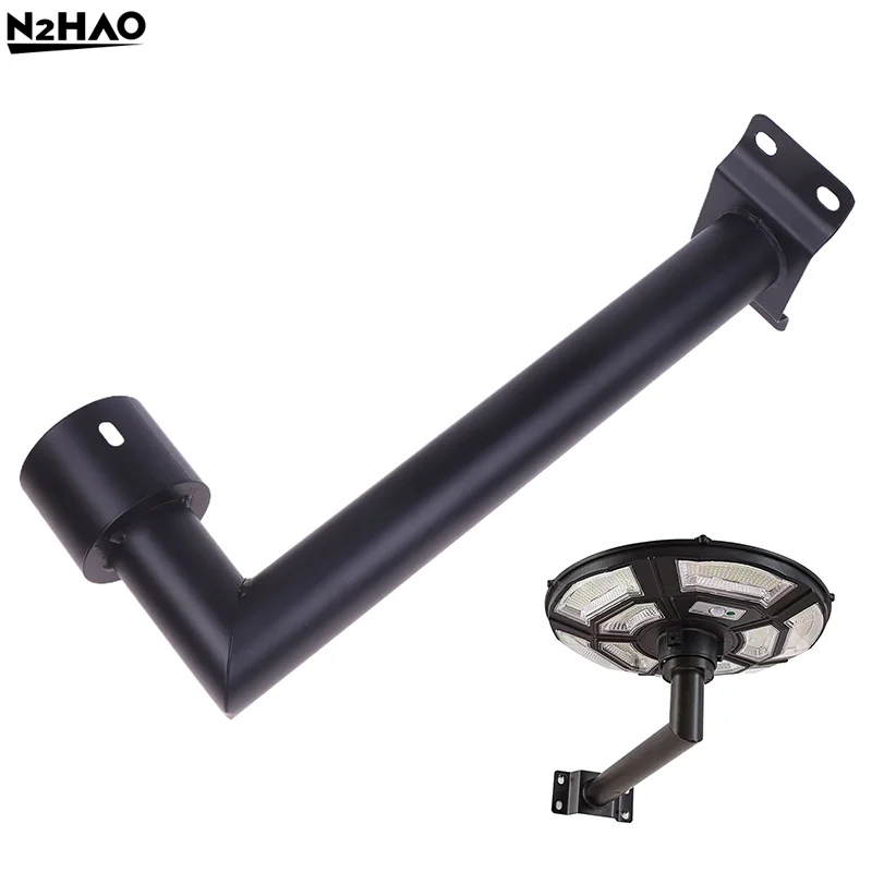 Street Light Leg L-shaped Wall Mounted (Suitable For UFO Solar Street Light) Lamp Leg Solar Cell Light Pole Street Light Pole