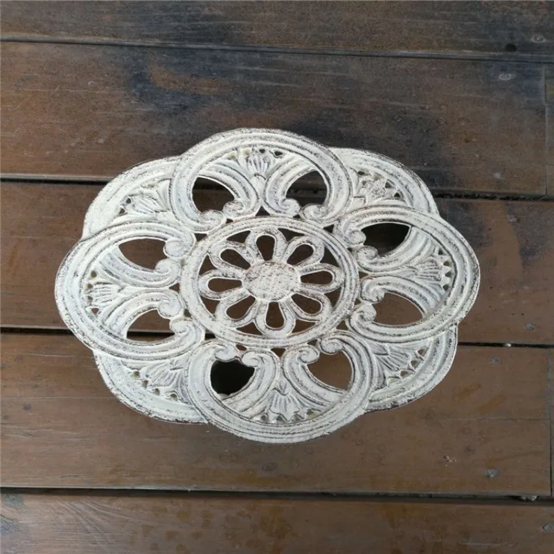 

Cast iron universal wheel mobile tray flower pot holder stand gardening garden