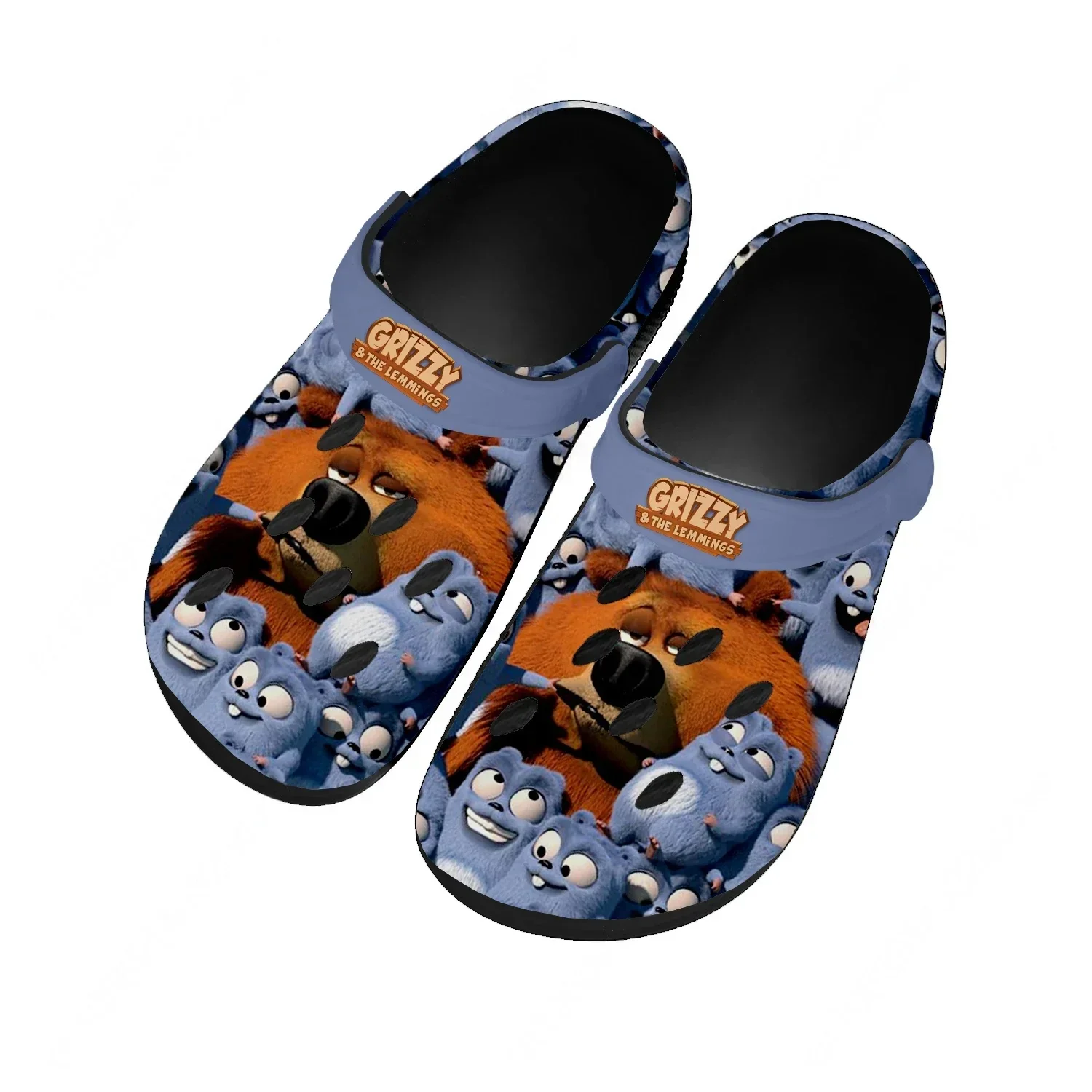 Happy Thin Grizzly And The Lemmings Skullies Water Shoes Mens Womens Home Garden Clogs Customizd Sandals Beach Hole Slippers
