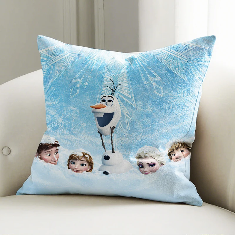 

Disney Frozen Olaf Pillow Cushion Soft Plush Sofa Decor Cartoon Throw Pillow Home Decor Gift for Kids Fans