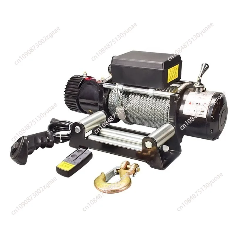 Electric winch truck small crane off-road vehicle self-rescue electric hoist winch release device