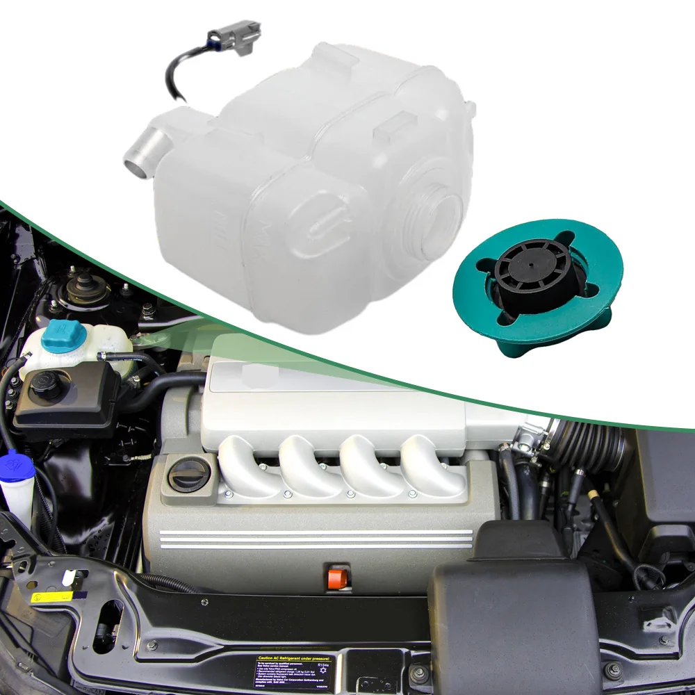 Engine Coolant Recovery Radiator Expansion Tank With Cap For Volvo XC90 L6 2.9L 3.2L V8 269 4.4L 30760100 86834553 603-667
