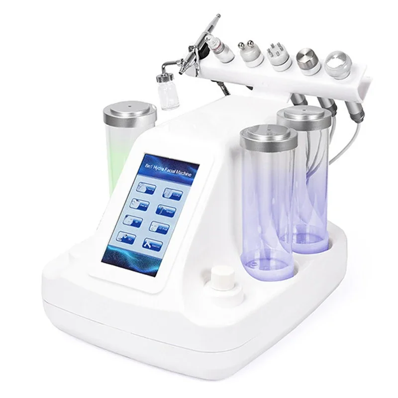 

6 in 1 small bubble water oxygen spray exfoliating moisturizing beauty instrument cleansing hydrating facial beauty machine