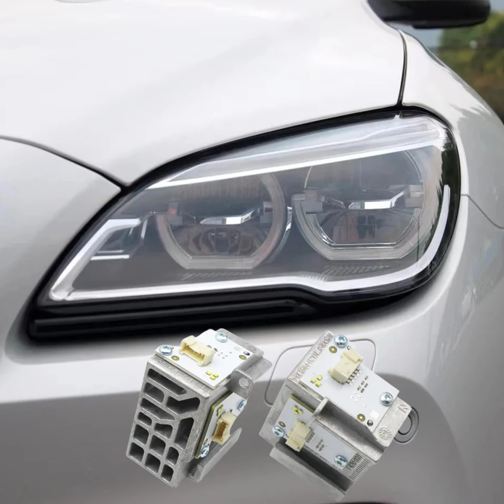 For BMW 6' F06 F12 F13 LCI 2014-2017 Daytime Running Light 7394901 7394902 Headlight Angel Eyes DRL LED Modules White Daylight