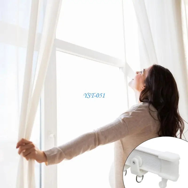 E15A Ceiling Curtain Track Accessories Curtain Track Wall Mount Brackets Hardware