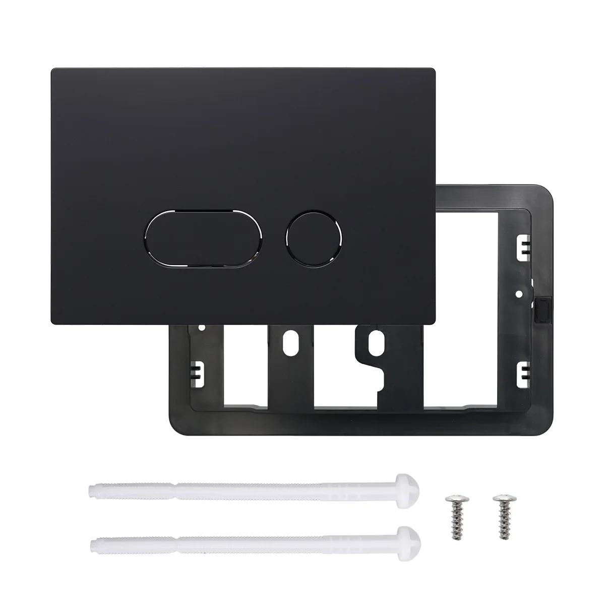 Dubbele bedieningsplaat voor Geberit Up180 inbouwreservoir, Delta 21 50 serie paneel voor wandcloset, verborgen tankknop