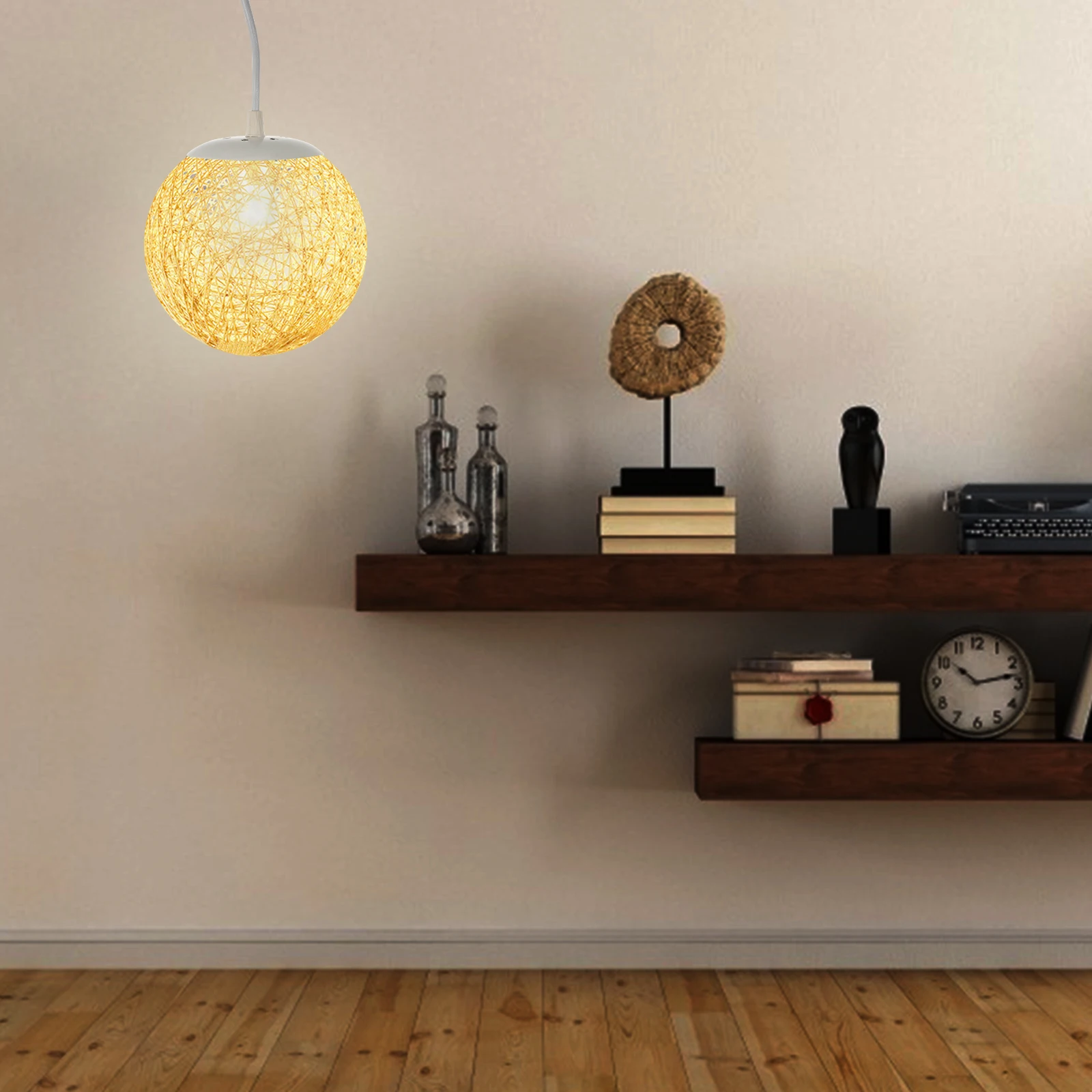 

Chandelier Light Head Hanging Wire Accessories Wrought Iron Bulb Holder Lampshade